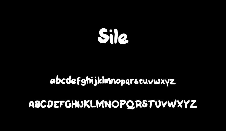sile font