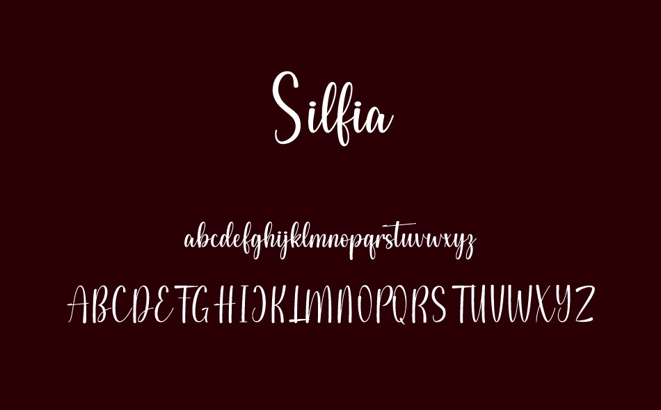 Silfia font
