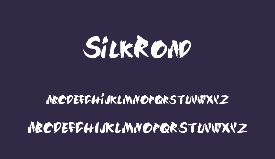 silkroad font