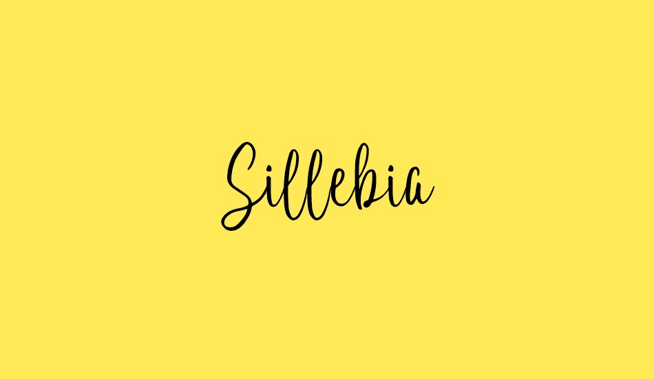 sillebia font big