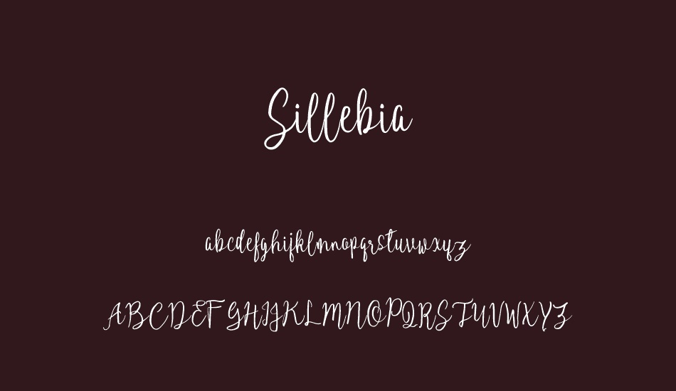 sillebia font