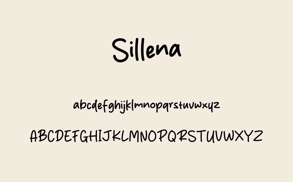 Sillena font