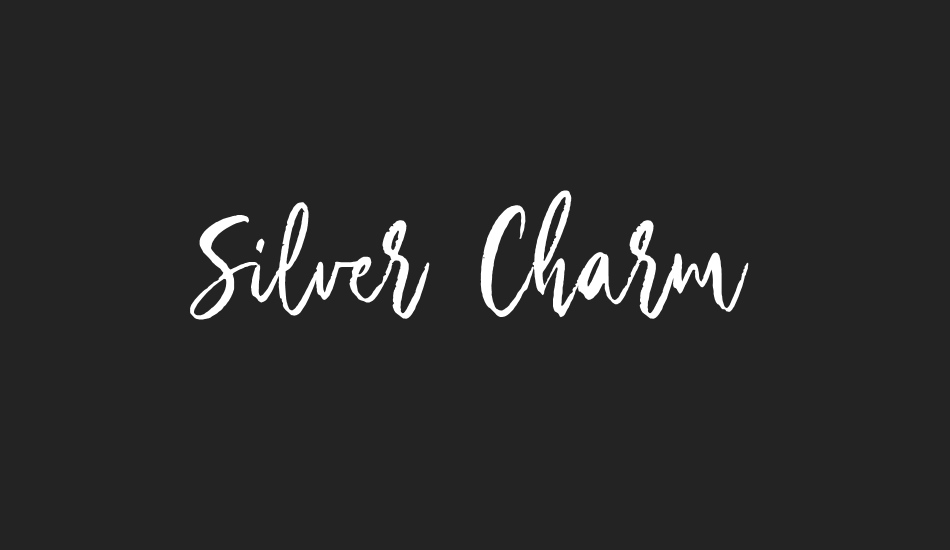 silver-charm font big