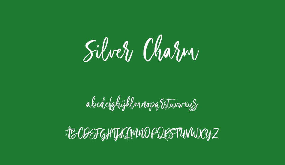 silver-charm font