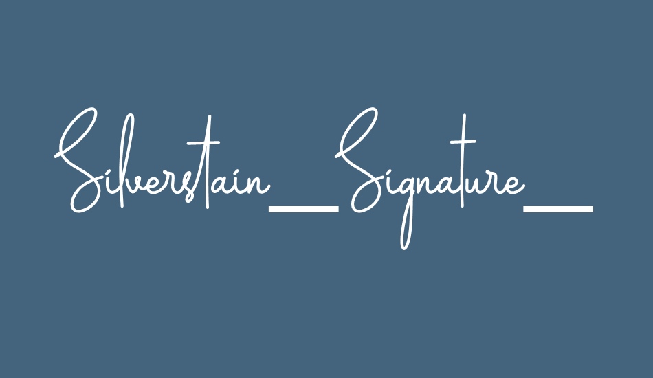 silverstain-signature-demo font big
