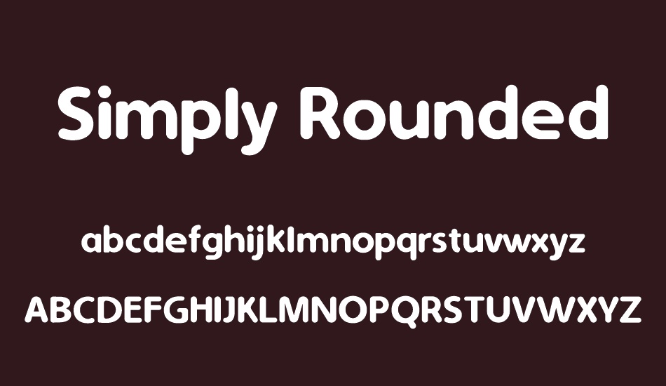 simply-rounded font