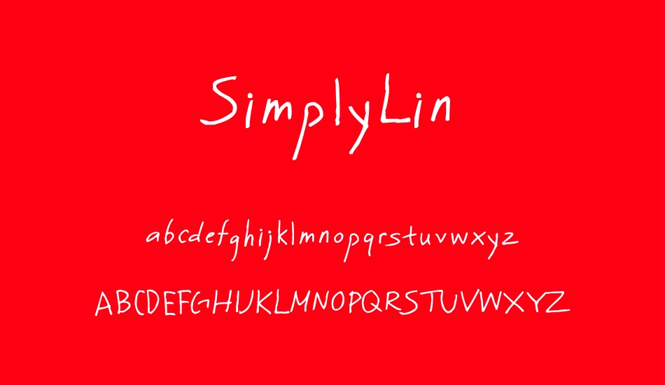 simplylin font