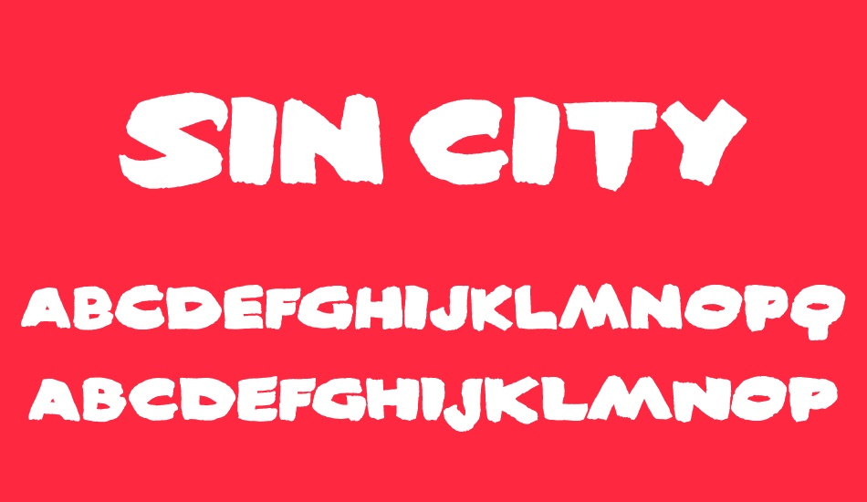 sin-city font
