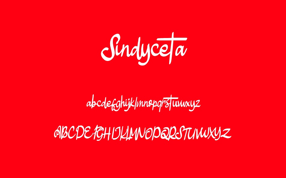 Sindyceta font