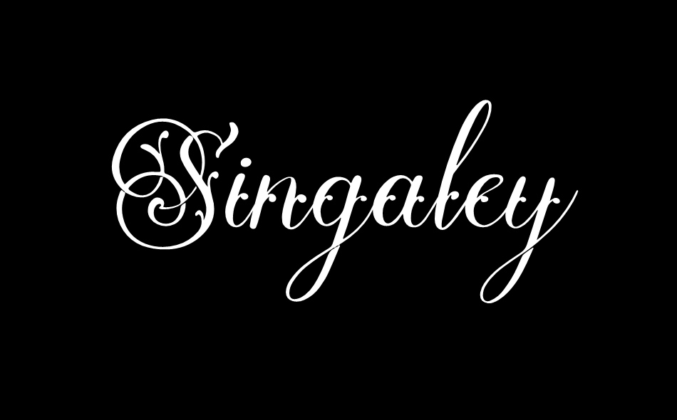 Singaley font big