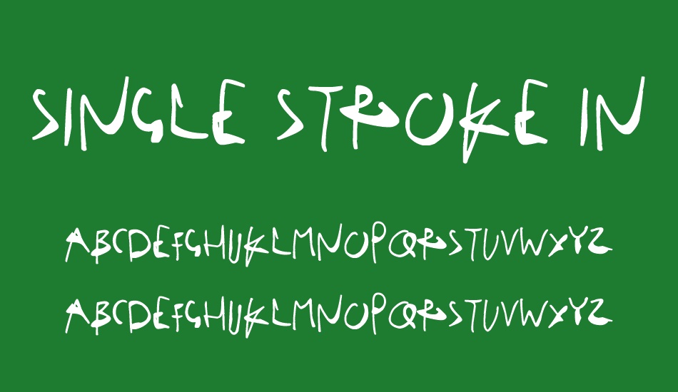 single-stroke-ınks font
