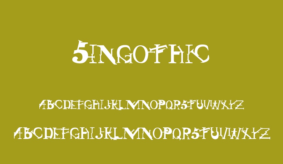 singothic font