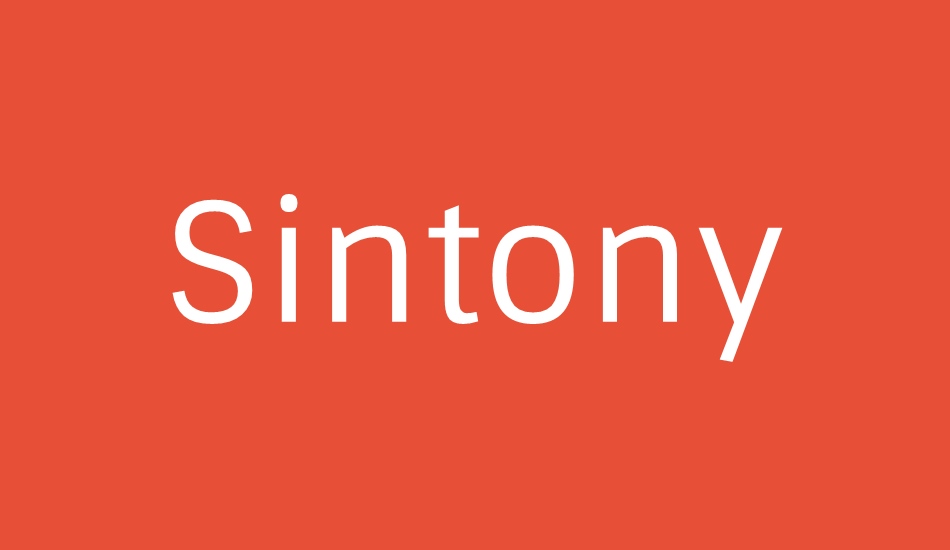 sintony font big