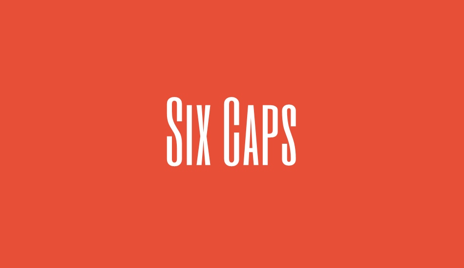 six-caps font big