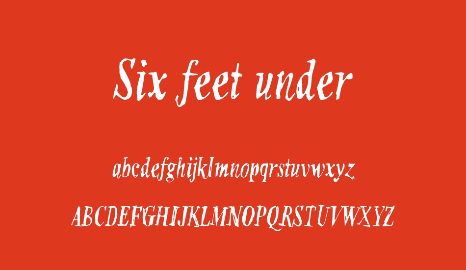 six-feet-under font