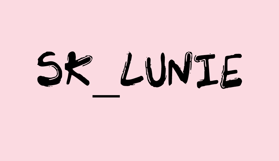 sk-lunıe font big