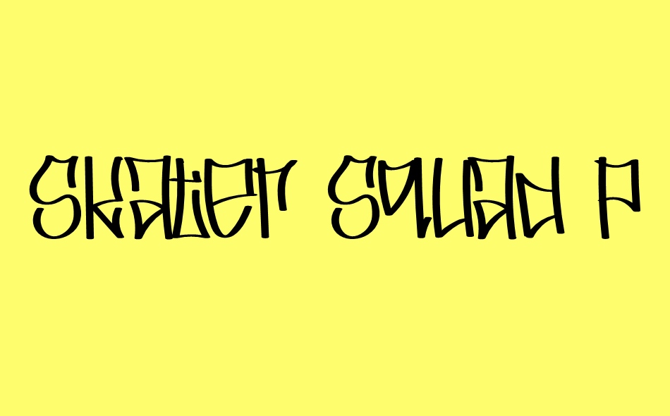 Skater Squad font big