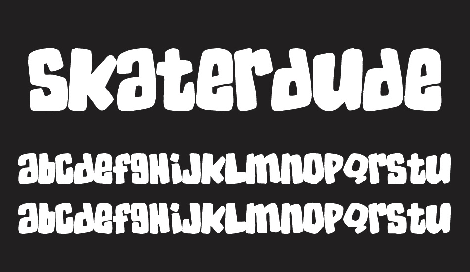 Skater Dudes free font