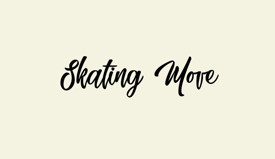 skating-move font big