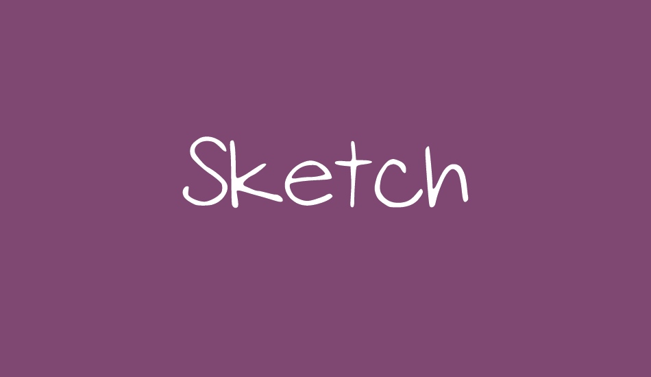 sketch font big