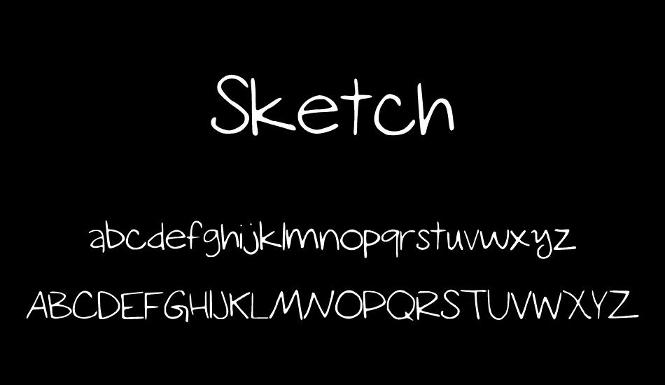 sketch font