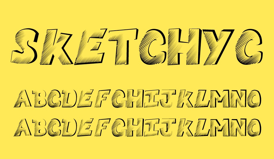 sketchycomic font