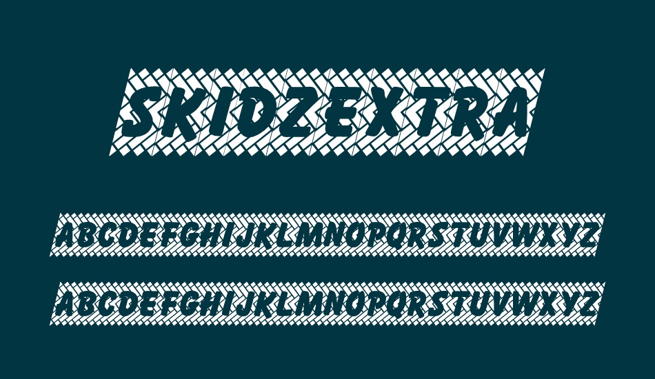 skidzextra font