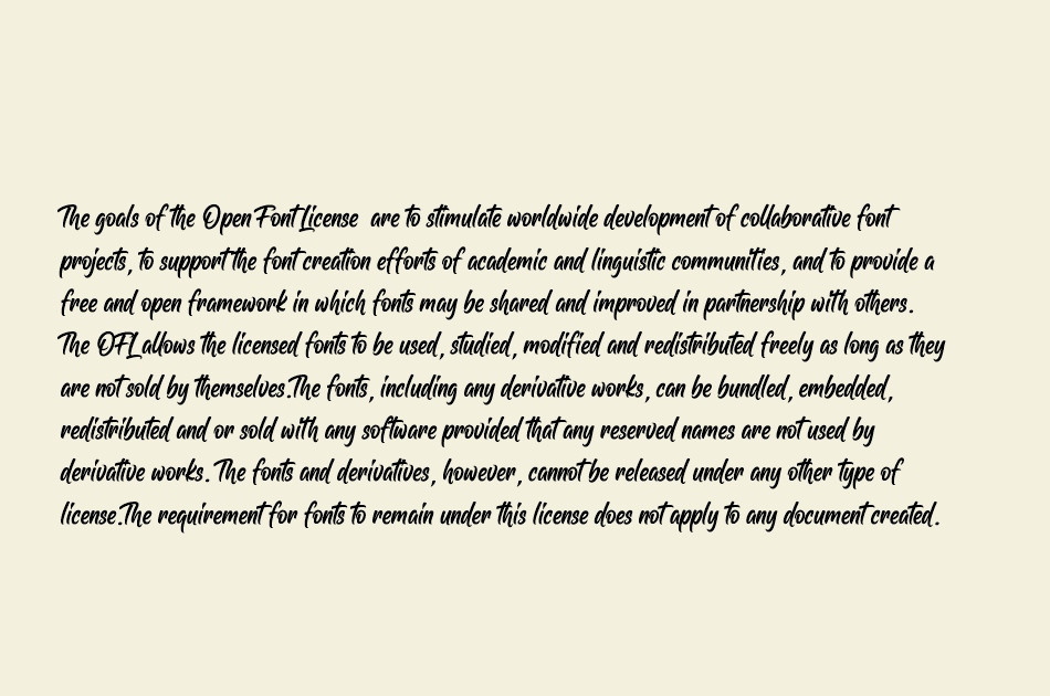 Skilled Hands font 1