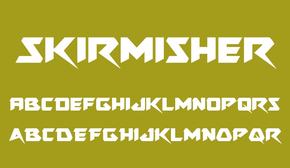 skirmisher font