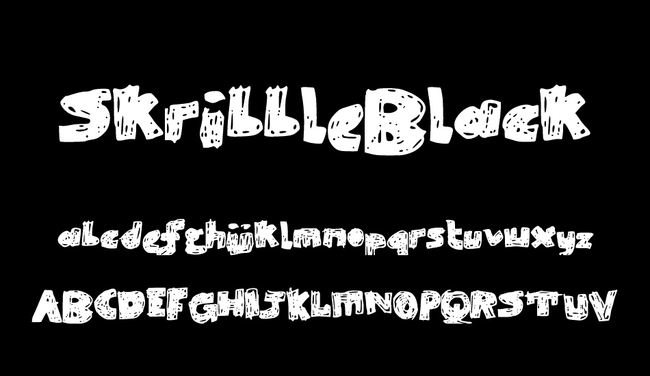 skribbleblack-black font