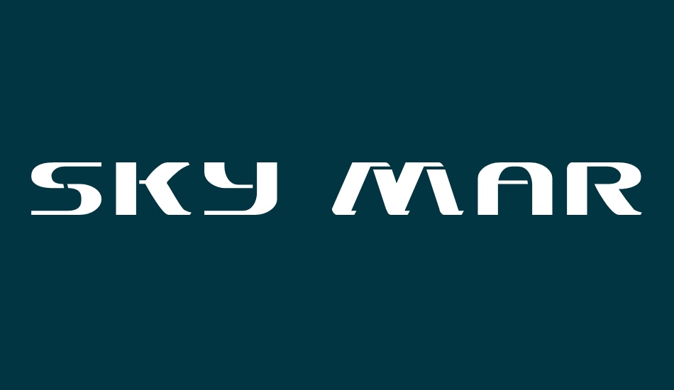 sky-marshal font big