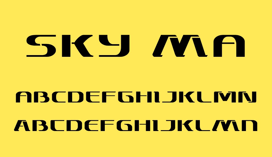 sky-marshal font