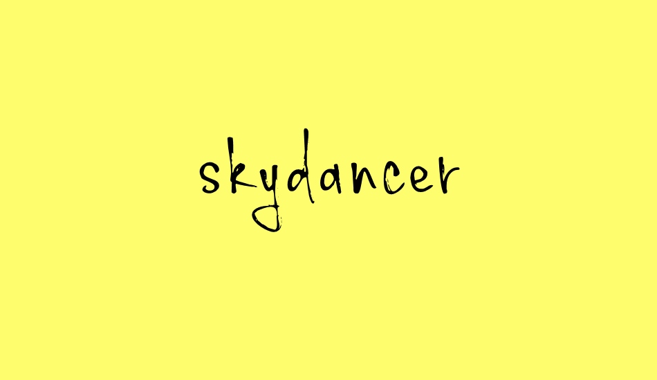 skydancer font big