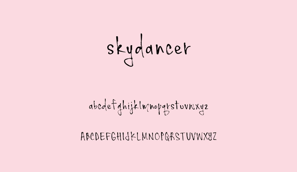 skydancer font