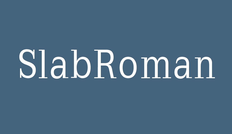 slabromana font big