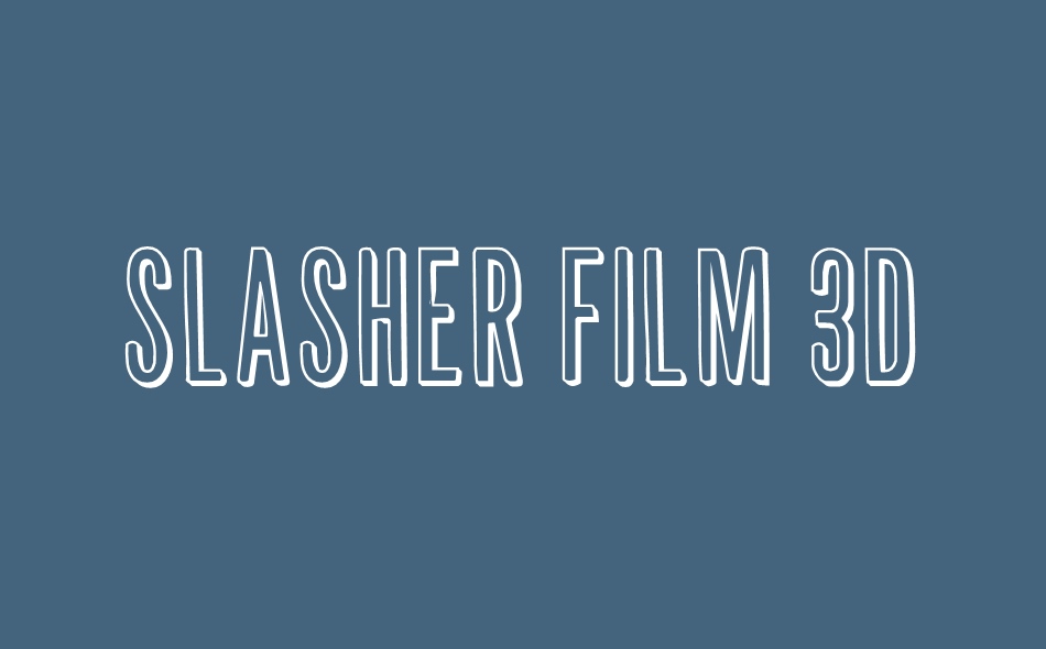 Slasher Film font big