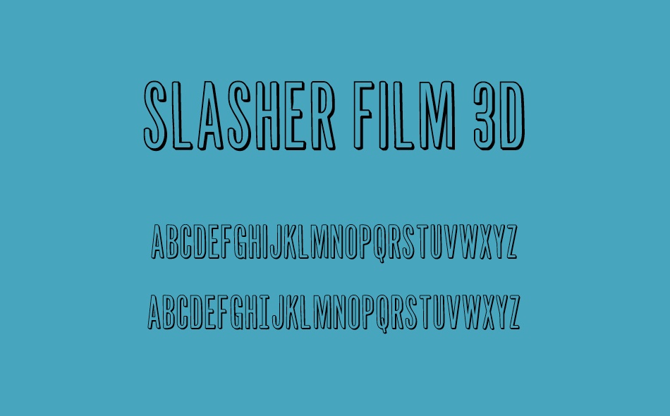 Slasher Film font
