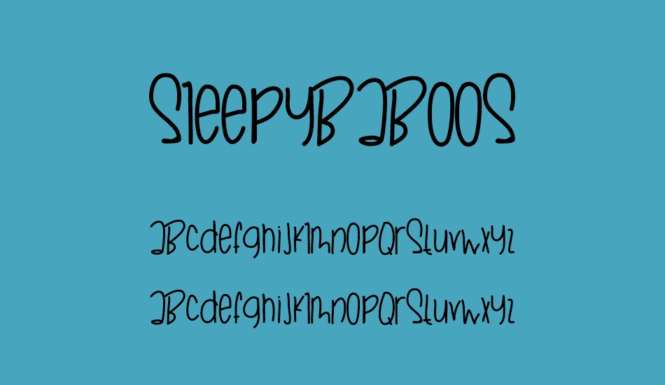 sleepybaboos font