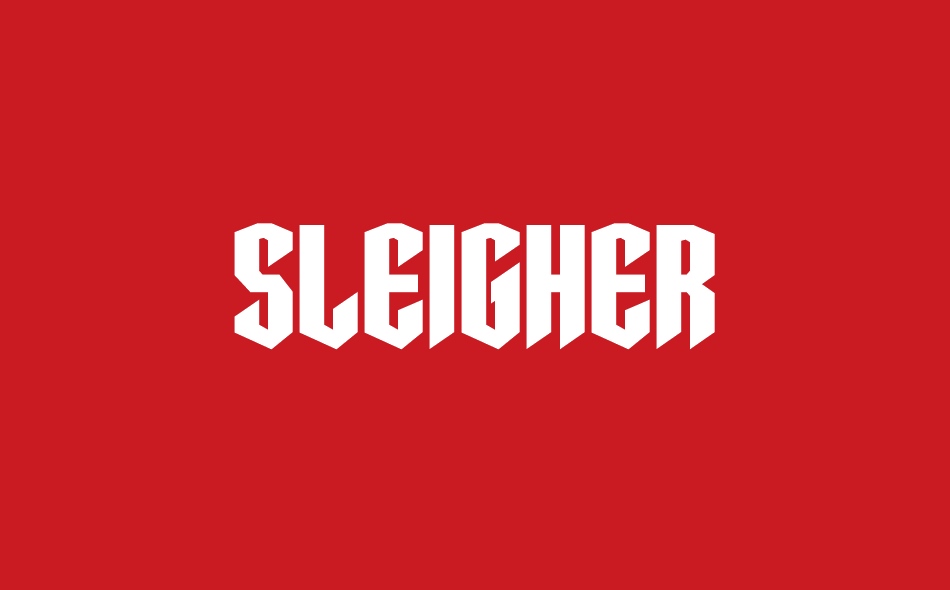 Sleigher font big