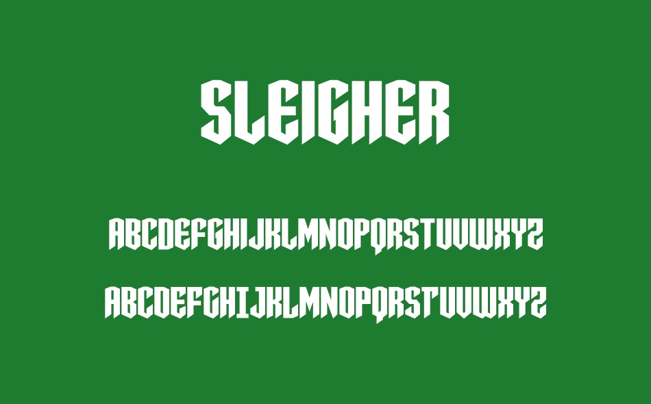 Sleigher font