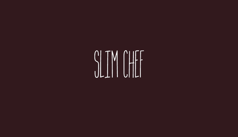slim-chef font big