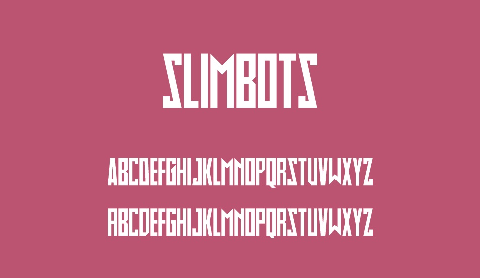 slimbots font