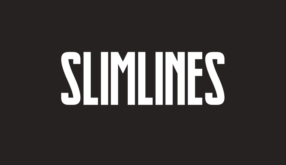slimlines font big