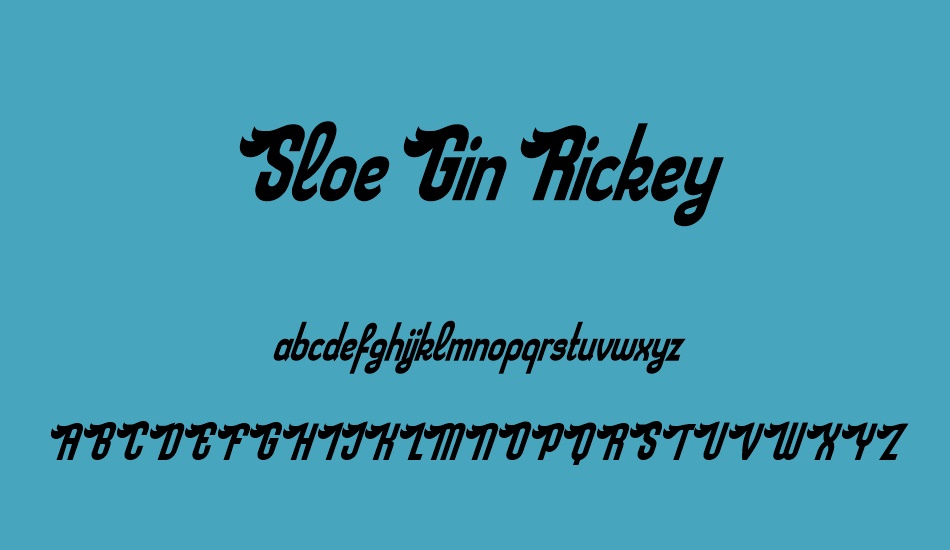 sloe-gin-rickey font