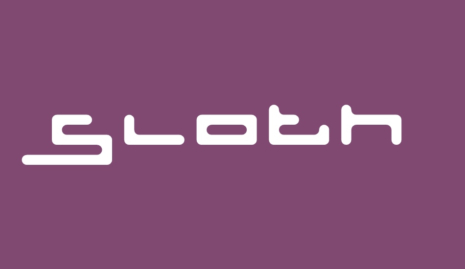 sloth-rounded font big