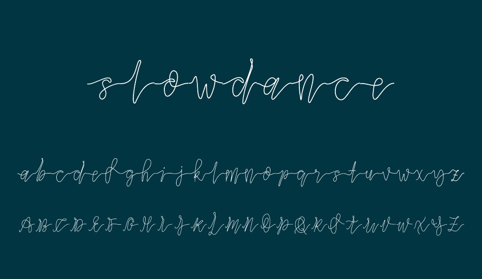 slowdance font