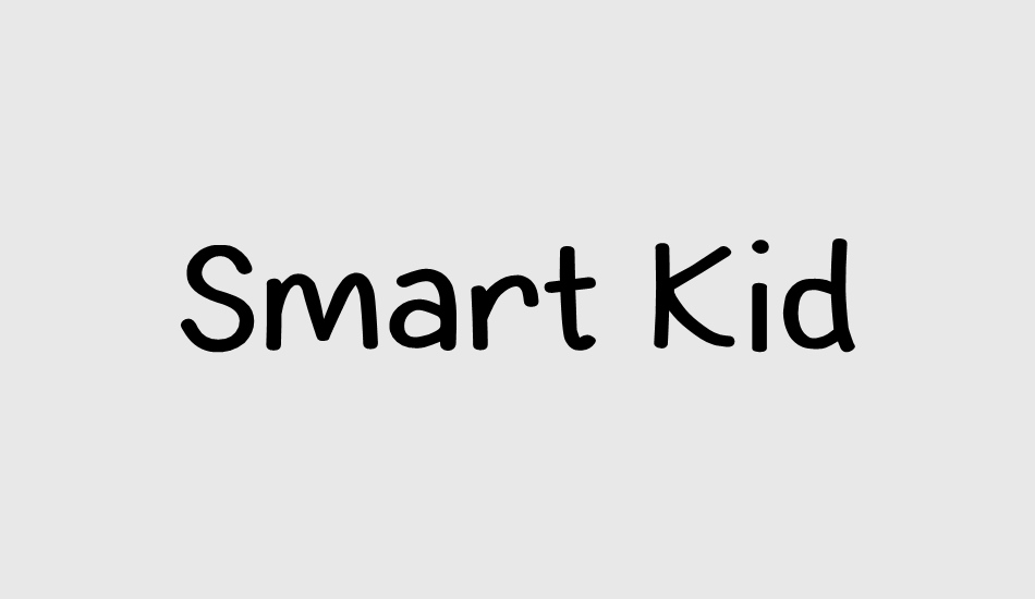 smart-kid font big