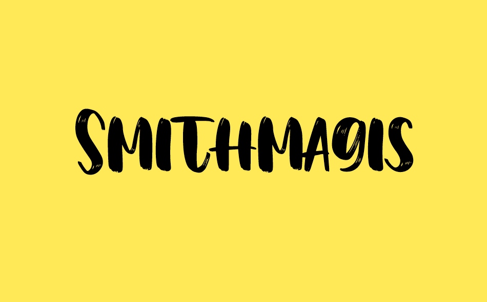 Smithmagis font big