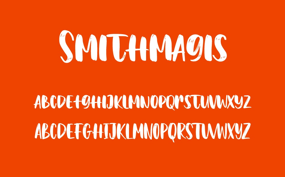 Smithmagis font