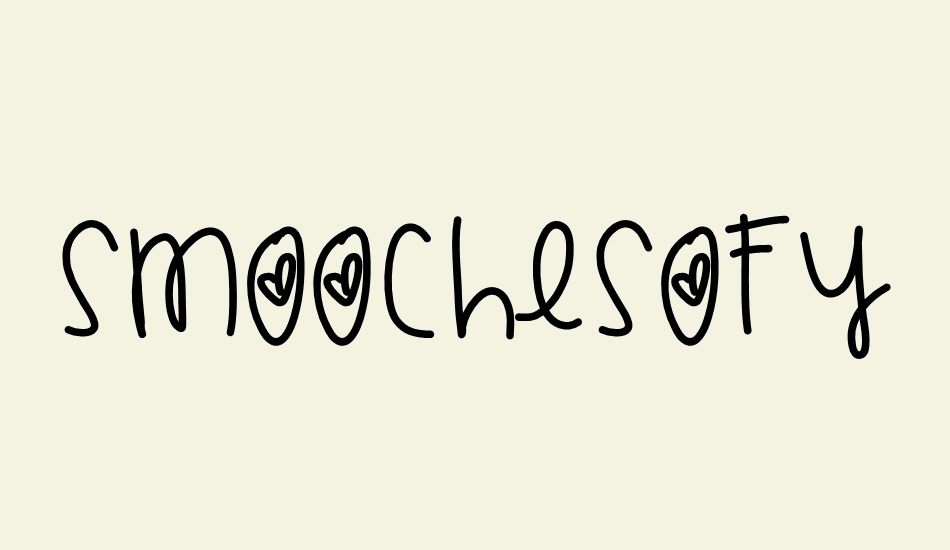 smoochesofyou font big